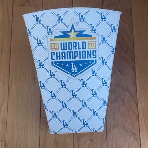 LA World Champions Souvenir popcorn bucket